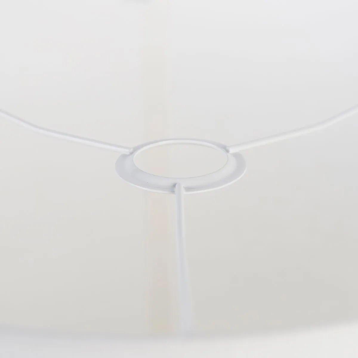 Abat-jour en tissu blanc 40/40/40