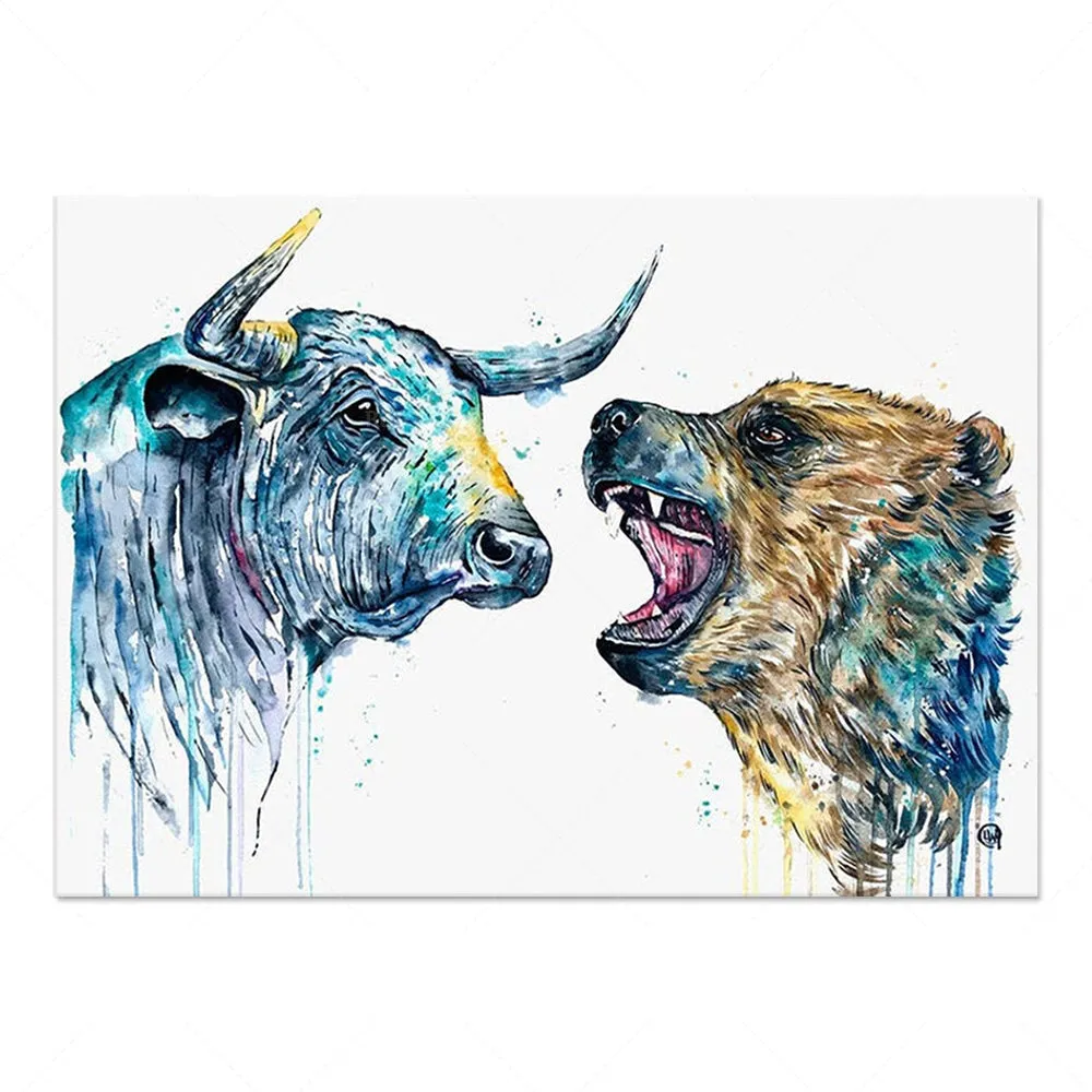 Affiche Taureau Art