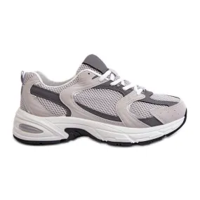 Baskets Femme Gris Kildia Chaussures De Sport