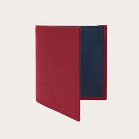 BRUCLE Portefeuille Compact Rouge en Cuir Véritable | Haute Qualité