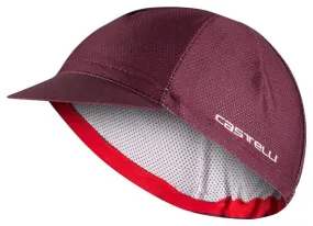 Casquette Castelli Rosso Corsa 2 Bordeaux