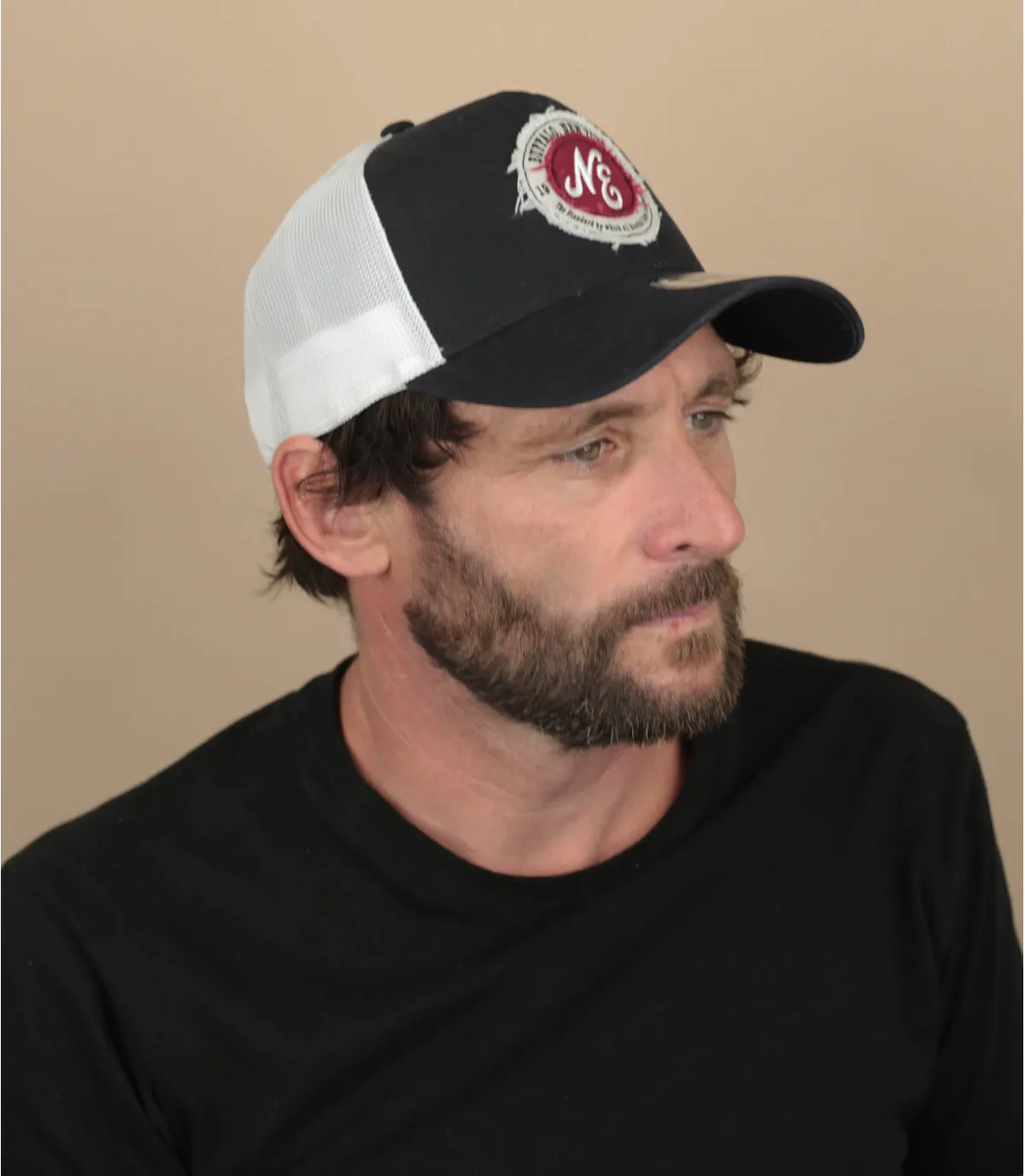 Casquette trucker bleu marine - Casquette Trucker NE Washed navy New Era : Headict
