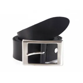 Ceinture Bernd Götz en Cuir Noir Femme l Igert Dannemarie