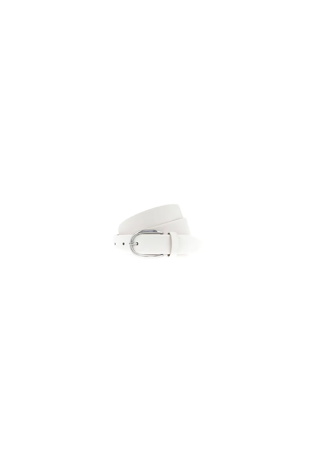 Ceinture en cuir enduit blanc, Vanzetti - V5106R2754 White | Cesare Nori
