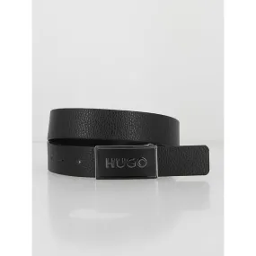 Ceinture en cuir garin noir homme - Hugo | wimod