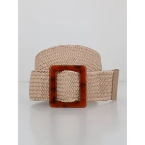 Ceinture pcvivia waist belt sww beige naturel femme - Pieces | wimod