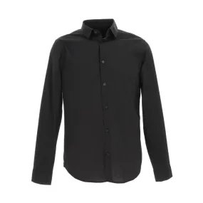 Chemise droite camicia noir homme - Armani Exchange | wimod