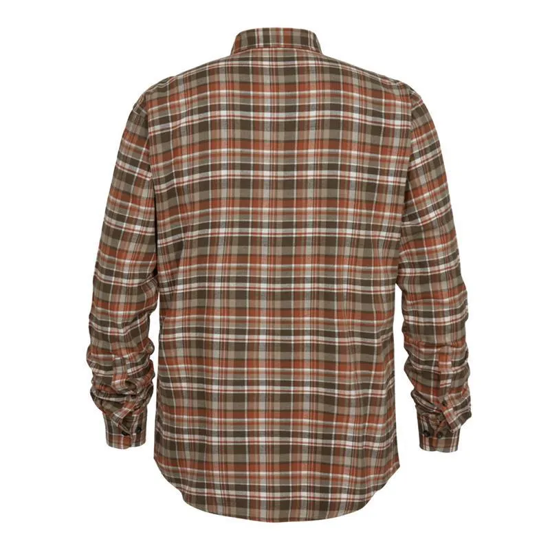 CHEMISE MANCHES LONGUES HOMME DEERHUNTER ANDREW - ORANGE