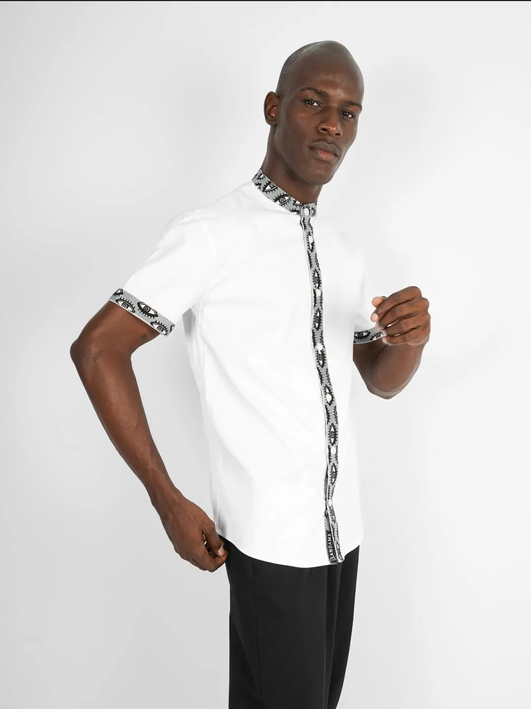 Chemise Mao manches courtes Abuja