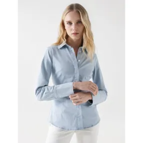 Chemise slim fit light weight bleu femme - Salsa | wimod