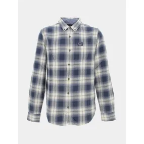 Chemise à carreaux lumberjack bleu marine homme - Superdry | wimod