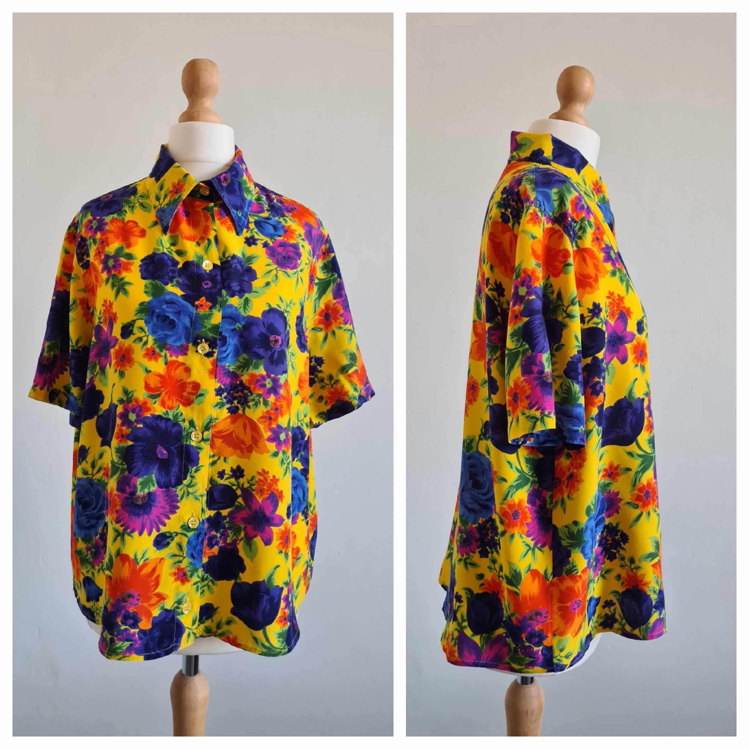 Chemise à fleurs