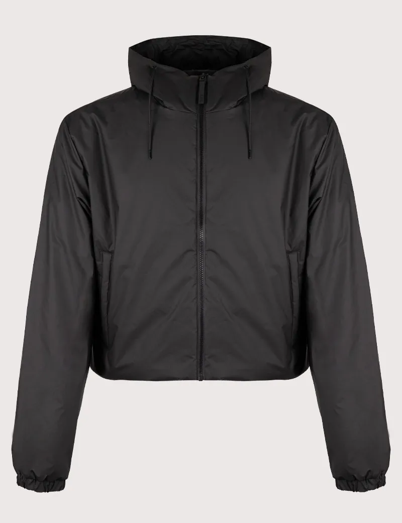 Coupe Vent Court Capuche Lohja W3T1 Noir