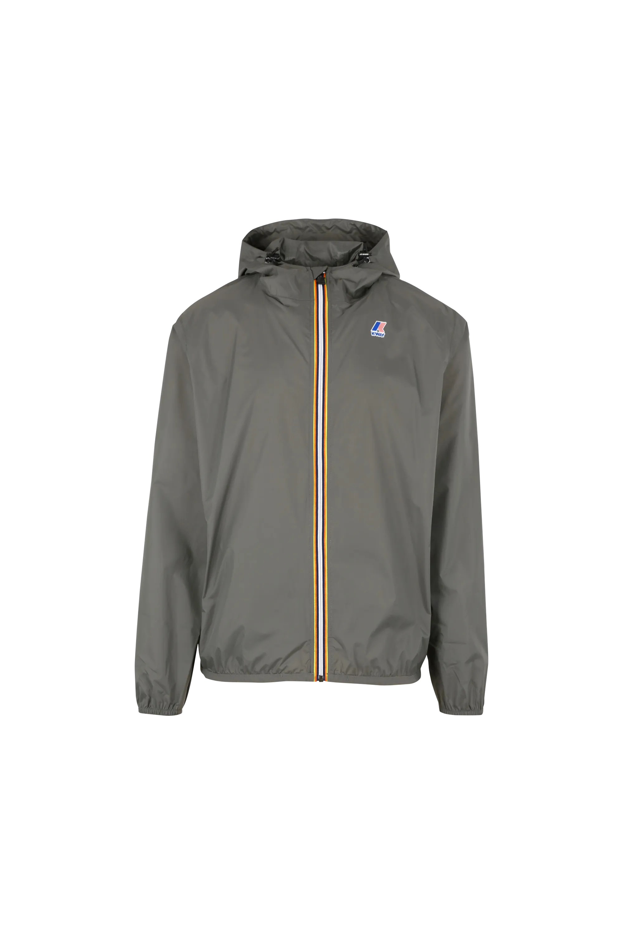 Coupe-vent Droit à Capuche Kaki K-way - Homme | Citadium