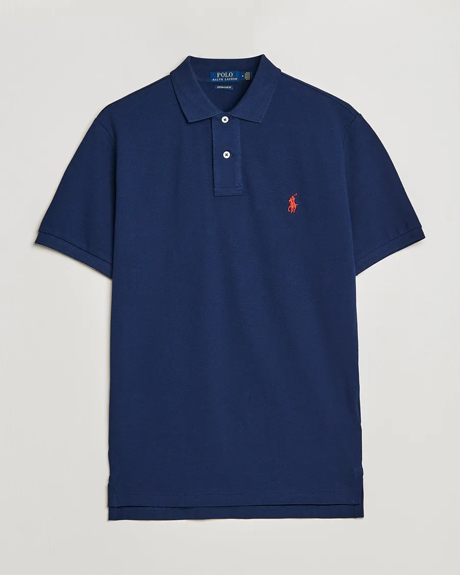 Custom Slim Fit Polo Newport Navy