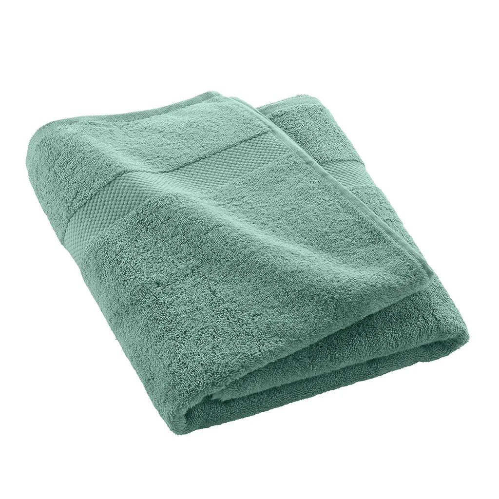 Drap de bain coton céladon 90x150cm 