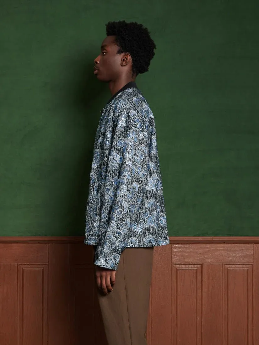 Dream Sister Jane - Alter Bomber Jacket - Sky Blue