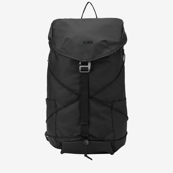 Elliker Wharfe Flap Over Backpack - Black - Trouva
