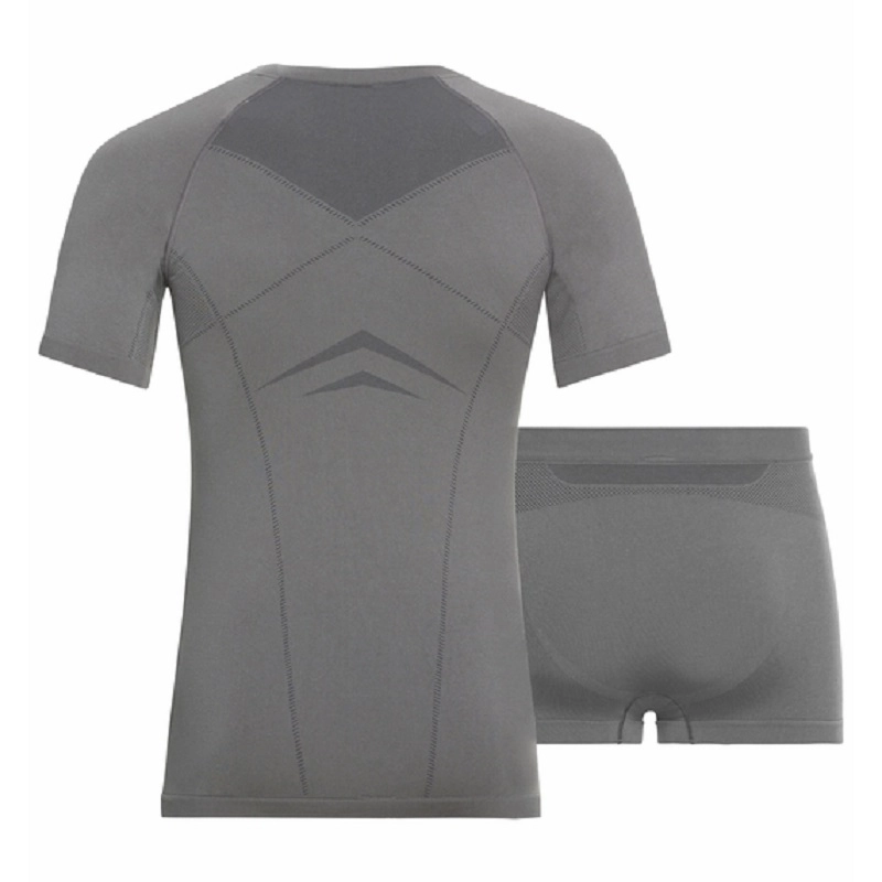 Ensemble de Sous-Vêtements Odlo Men Performance Evolution Light Odlo Steel Grey Odlo Graphite Grey