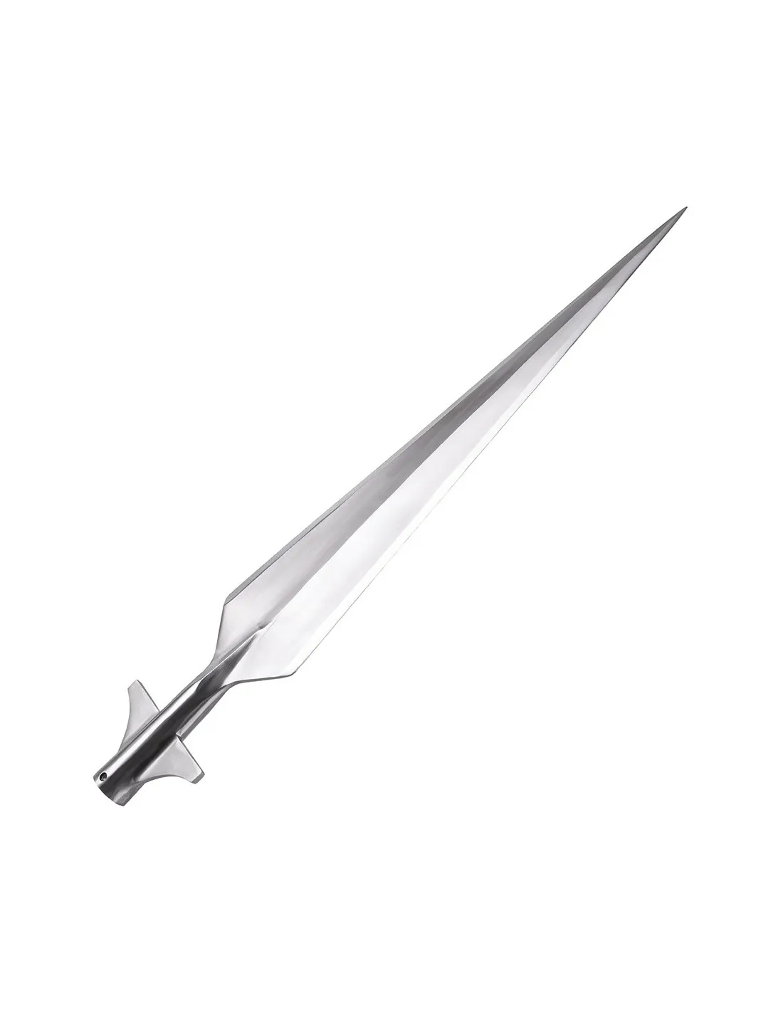 Fer de lance médiéval ailé, longueur 61 cm. ⚔️ Boutique Épées