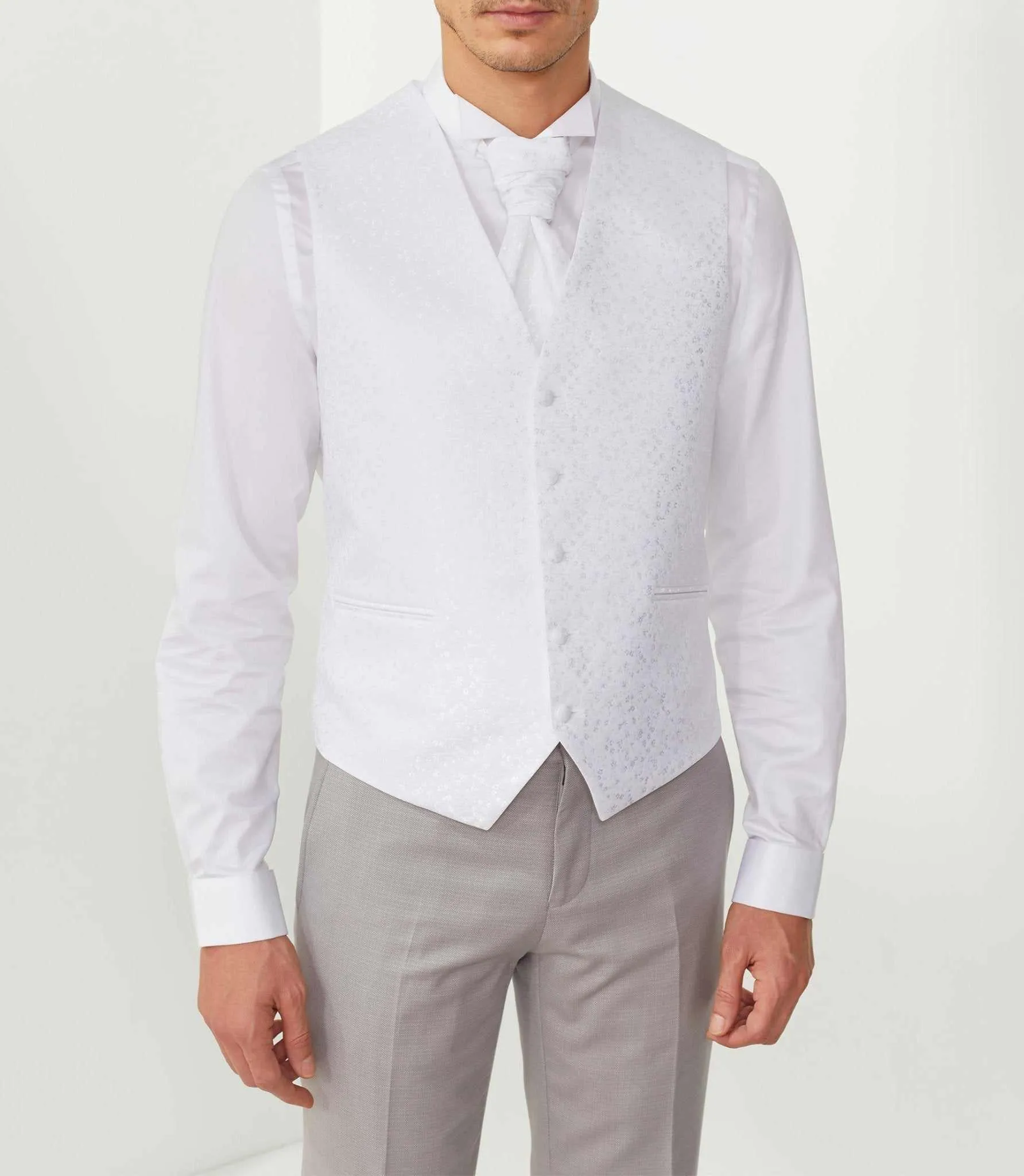 Gilet cérémonie blanc Loic