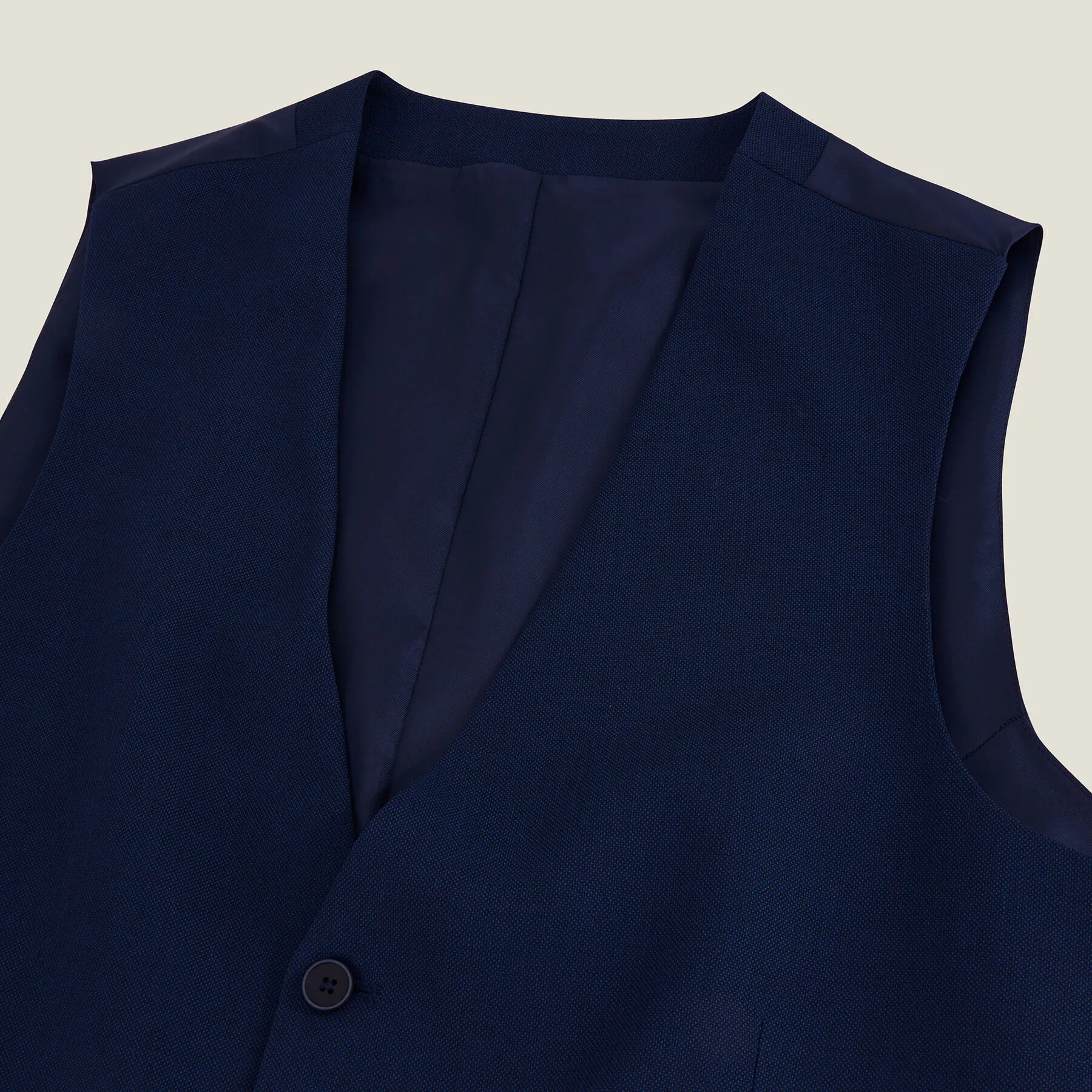 Gilet de costume slim bi-ton Bleu | Jules