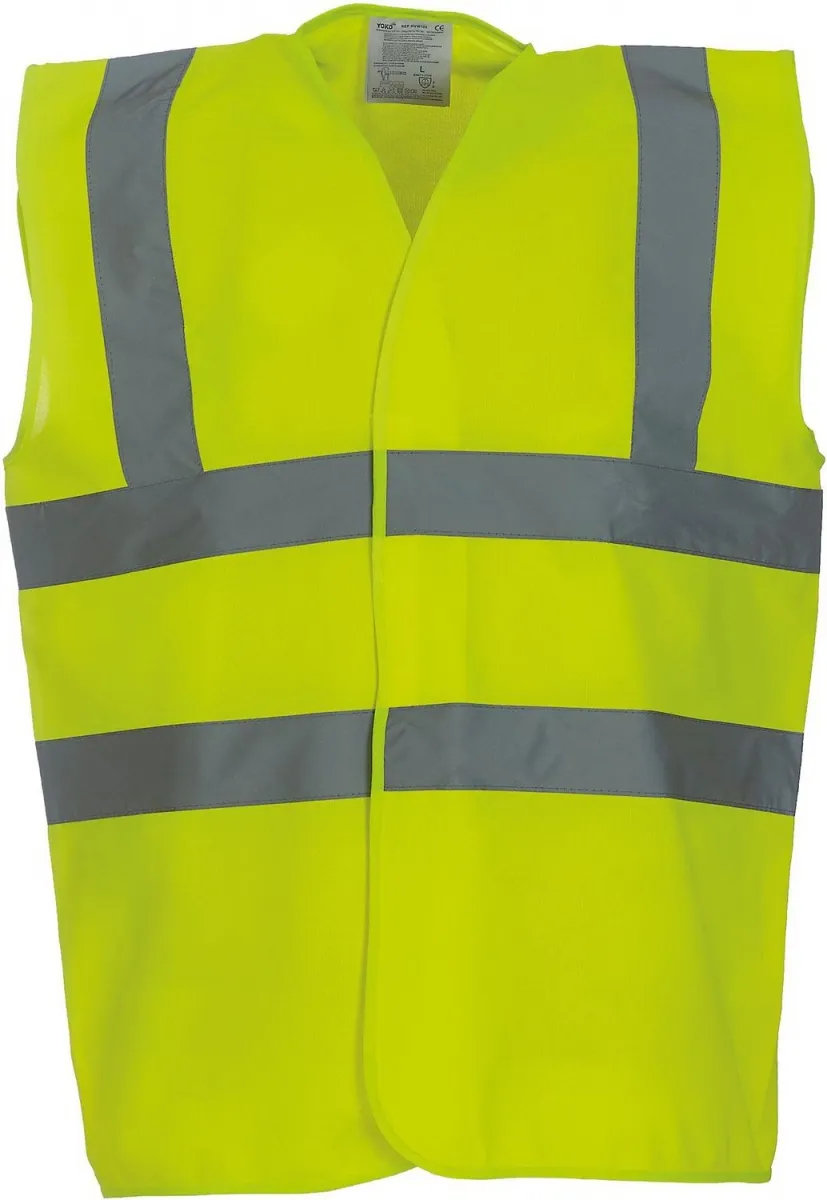 Gilet de sécurité - jaune fluo - auto moto - HVW100 