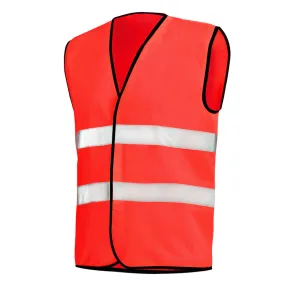 Gilet haute visibilité rouge fluo pas cher | Promo vetementpro.com