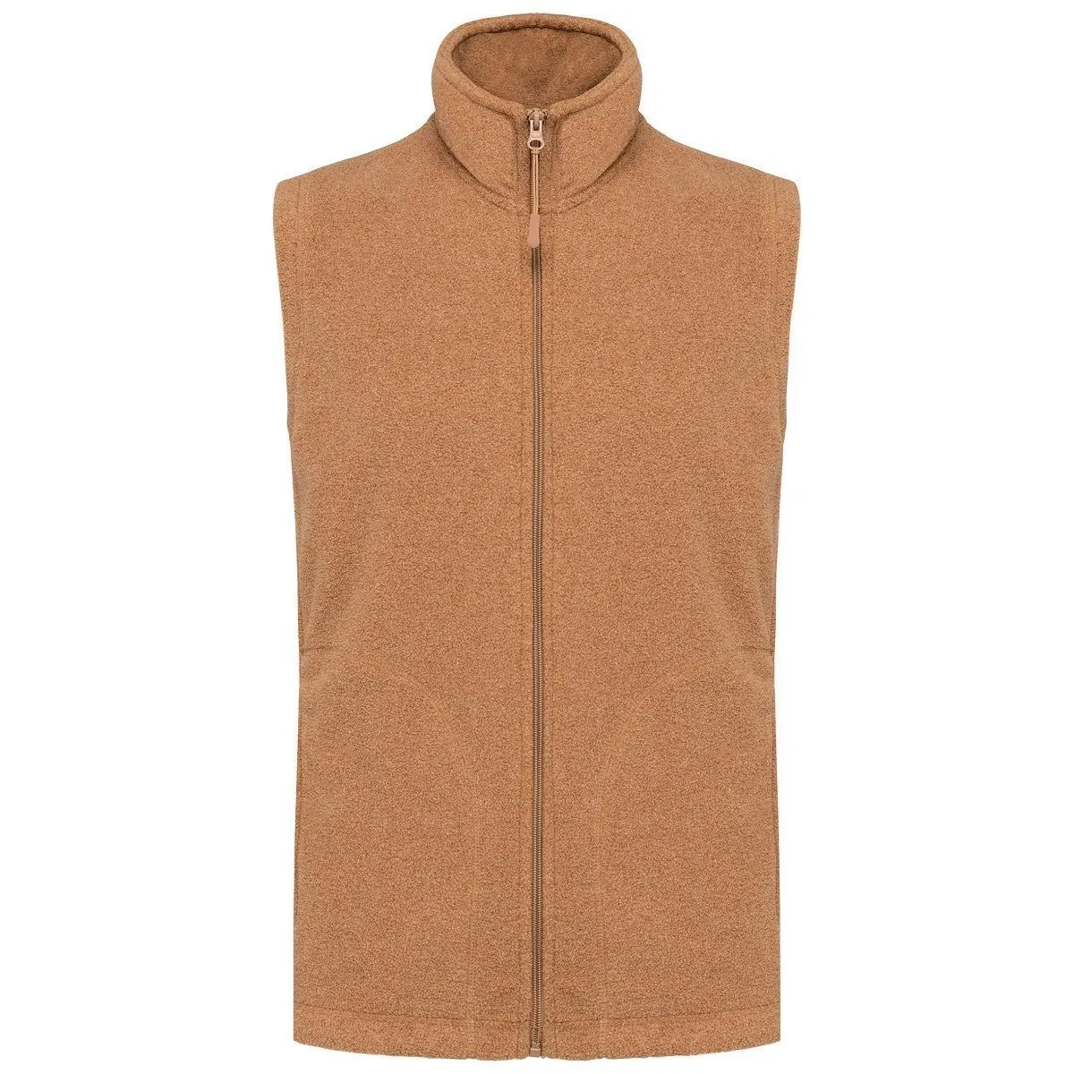 Gilet sans manches micro polaire homme - K913 - beige camel 