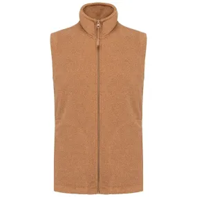 Gilet sans manches micro polaire homme - K913 - beige camel 