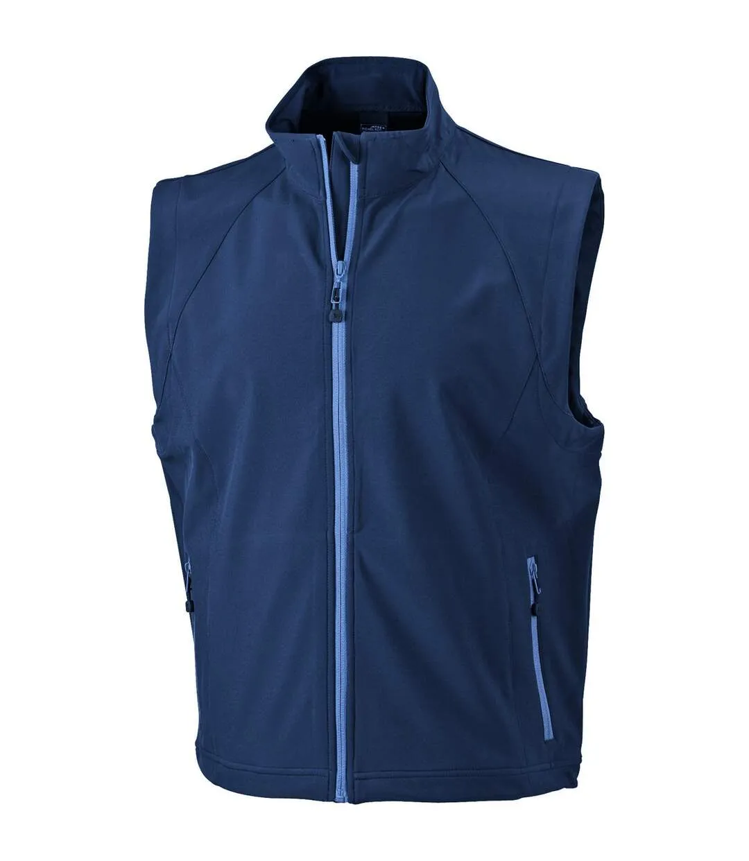 Gilet sans manches softshell coupe-vent imperméable - JN1022 - bleu marine - homme