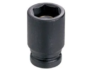 Grey Pneumatic 908MG Douille magnétique à chocs 8mm x 6 pans courte à prise 1/4"