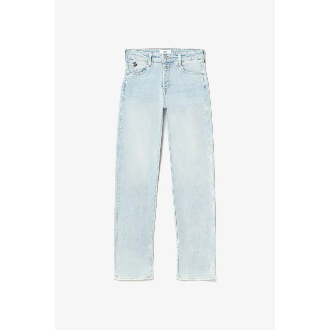 Jeans  400/19 mom taille haute, longueur 34 en coton Vale | 3 Suisses