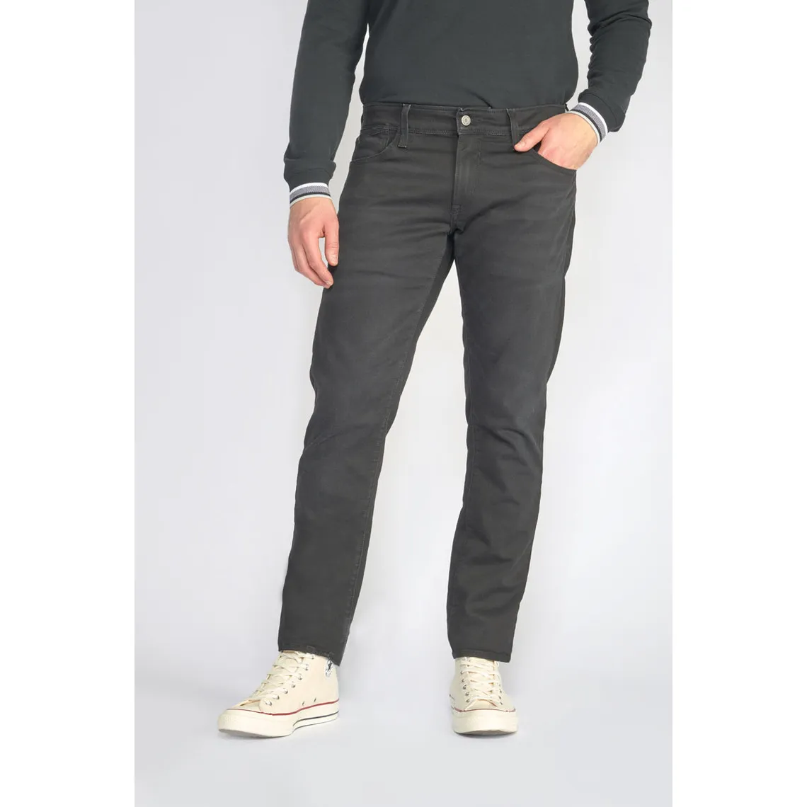 Jeans Jogg 700/11 adjusted  noir N°0 en coton | 3 Suisses