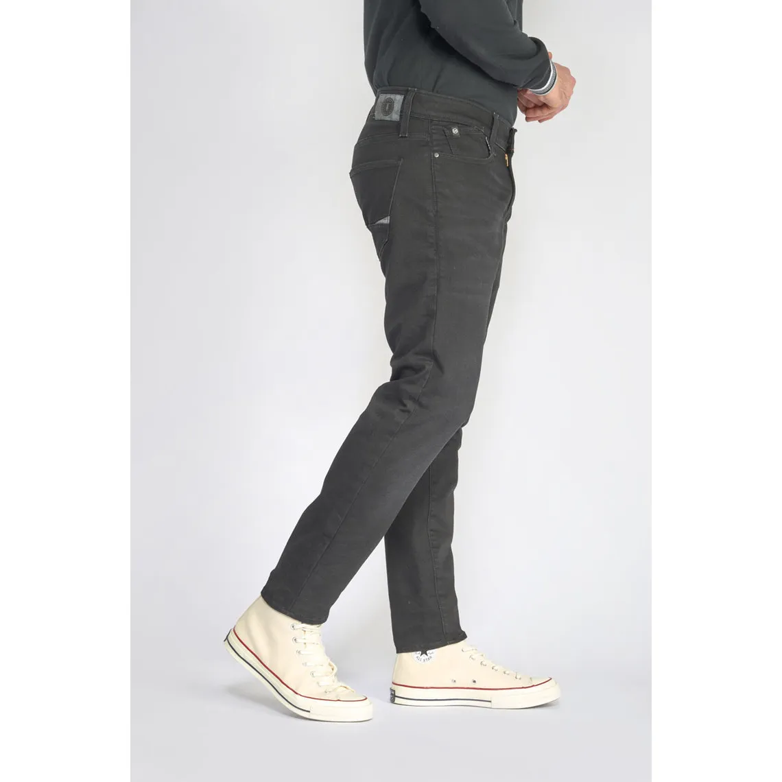 Jeans Jogg 700/11 adjusted  noir N°0 en coton | 3 Suisses