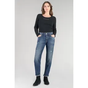 Jeans mom 400/17, 7/8ème bleu en coton Yael | 3 Suisses