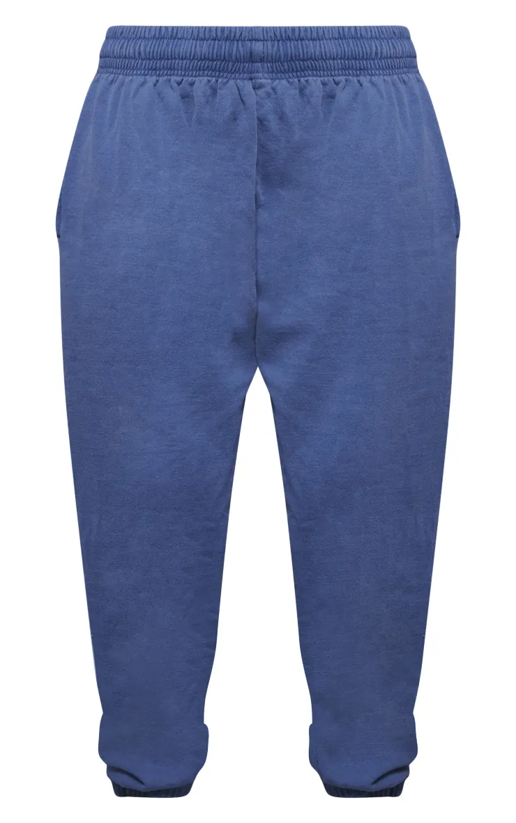 Jogging coupe oversize bleu délavé