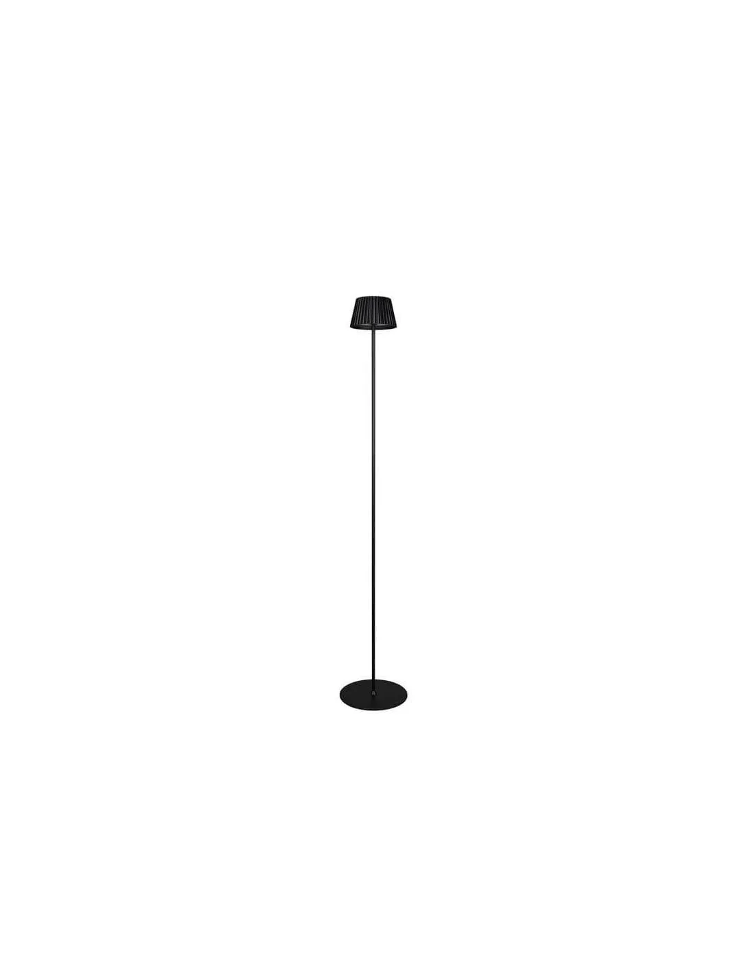 Lampadaire LED Fonction Tactile SUAREZ Dimmable 1,5W Lumière Chaude 3000K Noir | LéonLeds