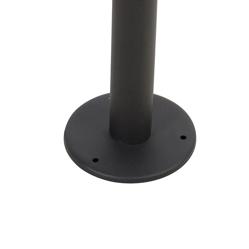Lampe d'extérieur sur pied design intelligent noir 100 cm IP44 avec Wifi ST64 - Schiedam