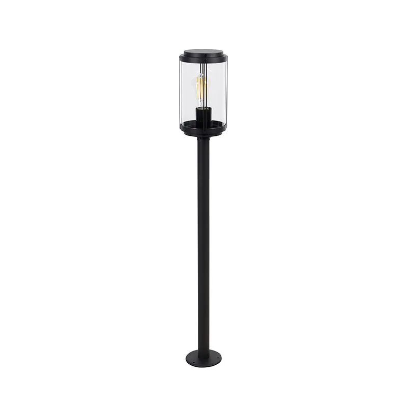 Lampe d'extérieur sur pied design intelligent noir 100 cm IP44 avec Wifi ST64 - Schiedam