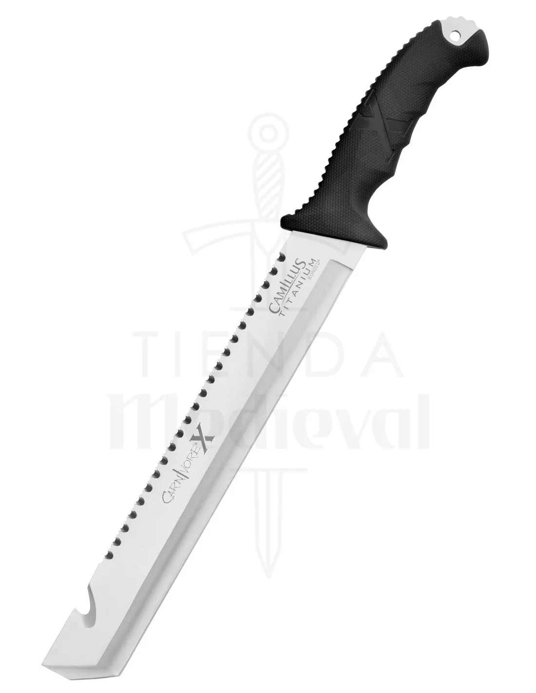 Machette coupe-canne tactique noire Camillus modèle CARNIVORE ⚔️ Boutique Épées