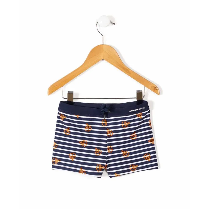 MAILLOT DE BAIN IMPRIME BLEU MADISO