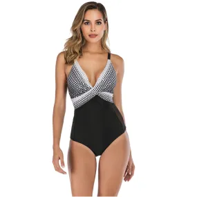 Maillot De Bain Une Pièce Style Rétro Chic