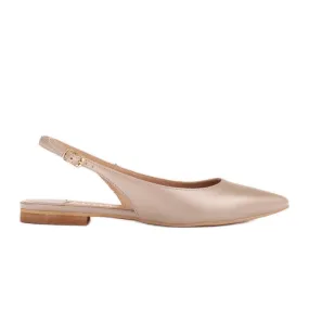 Marco Shoes Sandales en cuir naturel de couleur dorée 1965P-1232-1 beige d'or