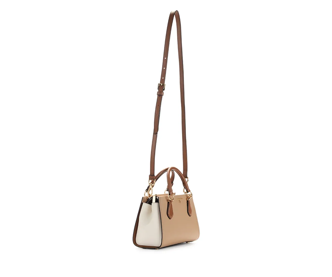 Michael Kors Sac à main ivoire et camel