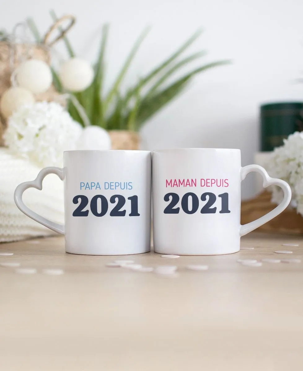Mug Papa depuis personnalisé