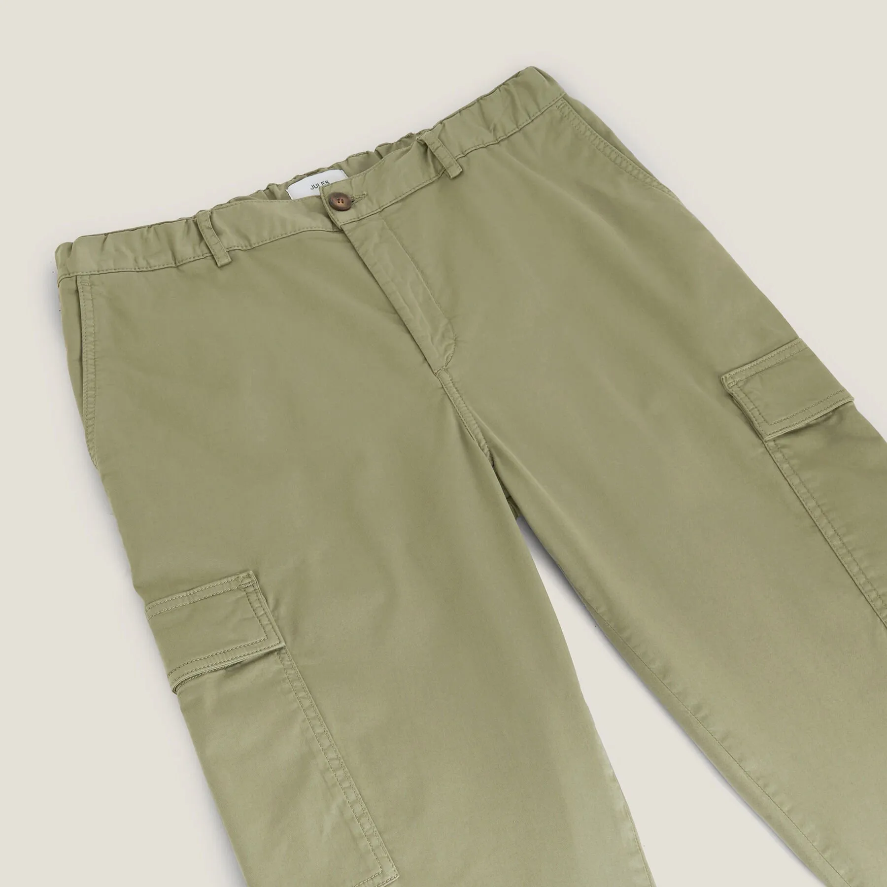 Pantalon cargo loose léger Vert clair | Jules