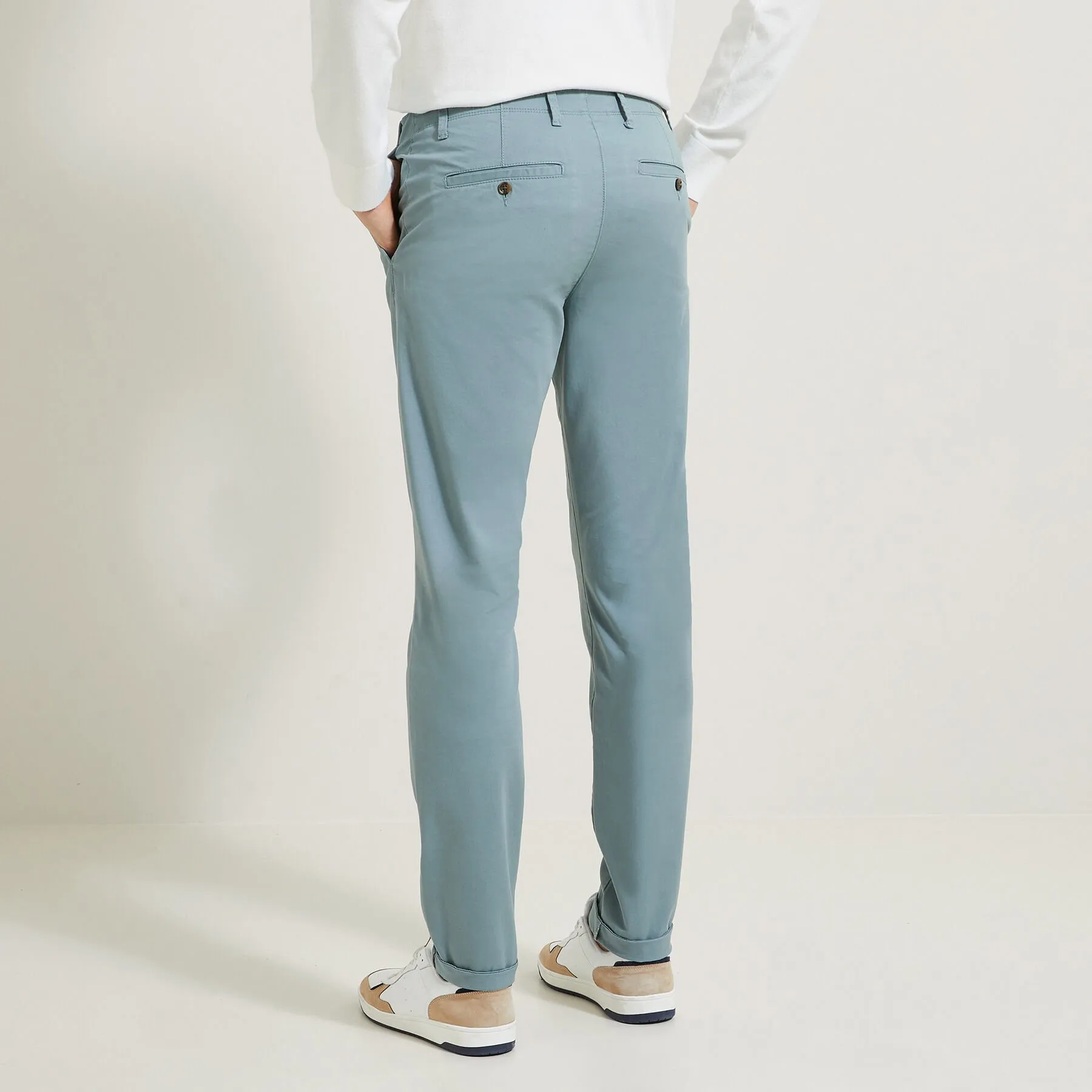 Pantalon chino slim "le parfait by JULES" Bleu Clair | Jules