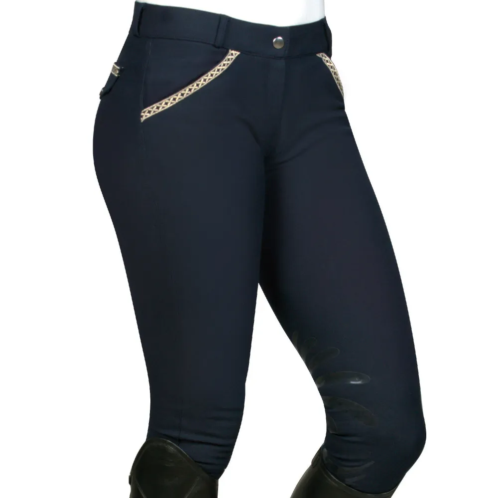 Pantalon Florida Junior Flags & Cup : confort et style avec galons macramé !