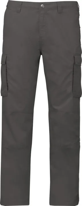 Pantalon léger multipoches pour homme - K745 - gris 